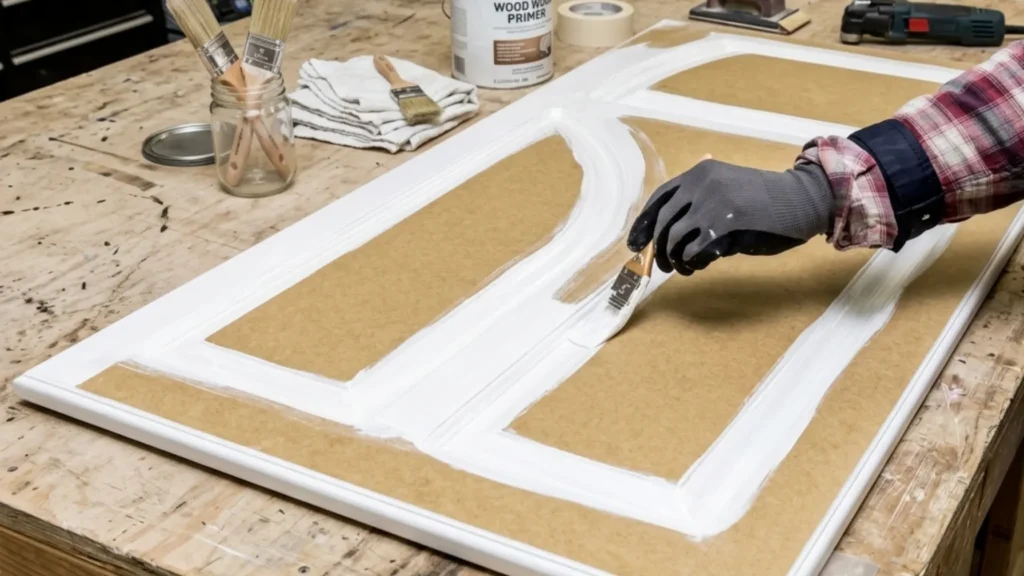 Painting Melamine Kitchen Cabinets