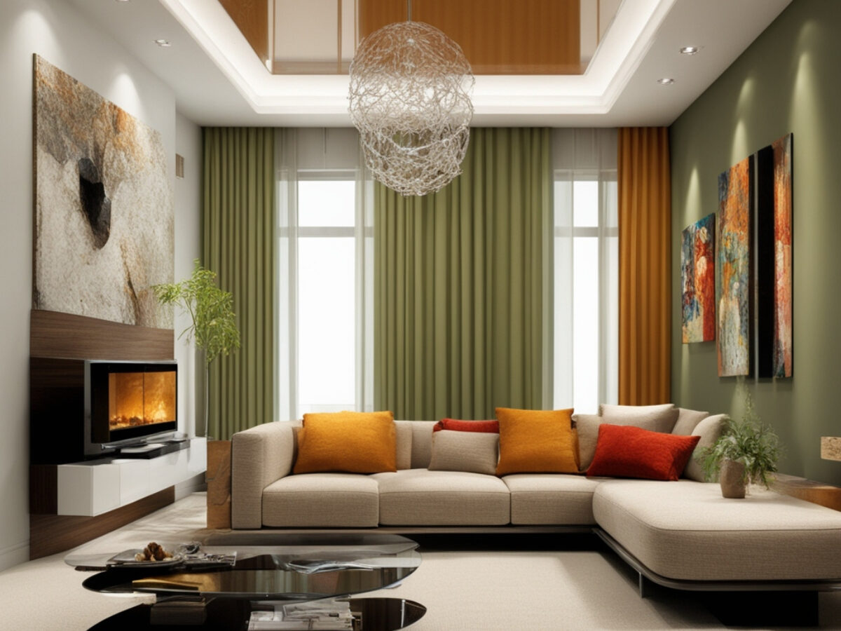 Create a Cozy and Inviting Living Room with Warm Earth Tones