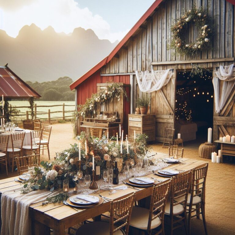 Rustic Romance: Barn Wedding Décor Ideas for the South African Countryside