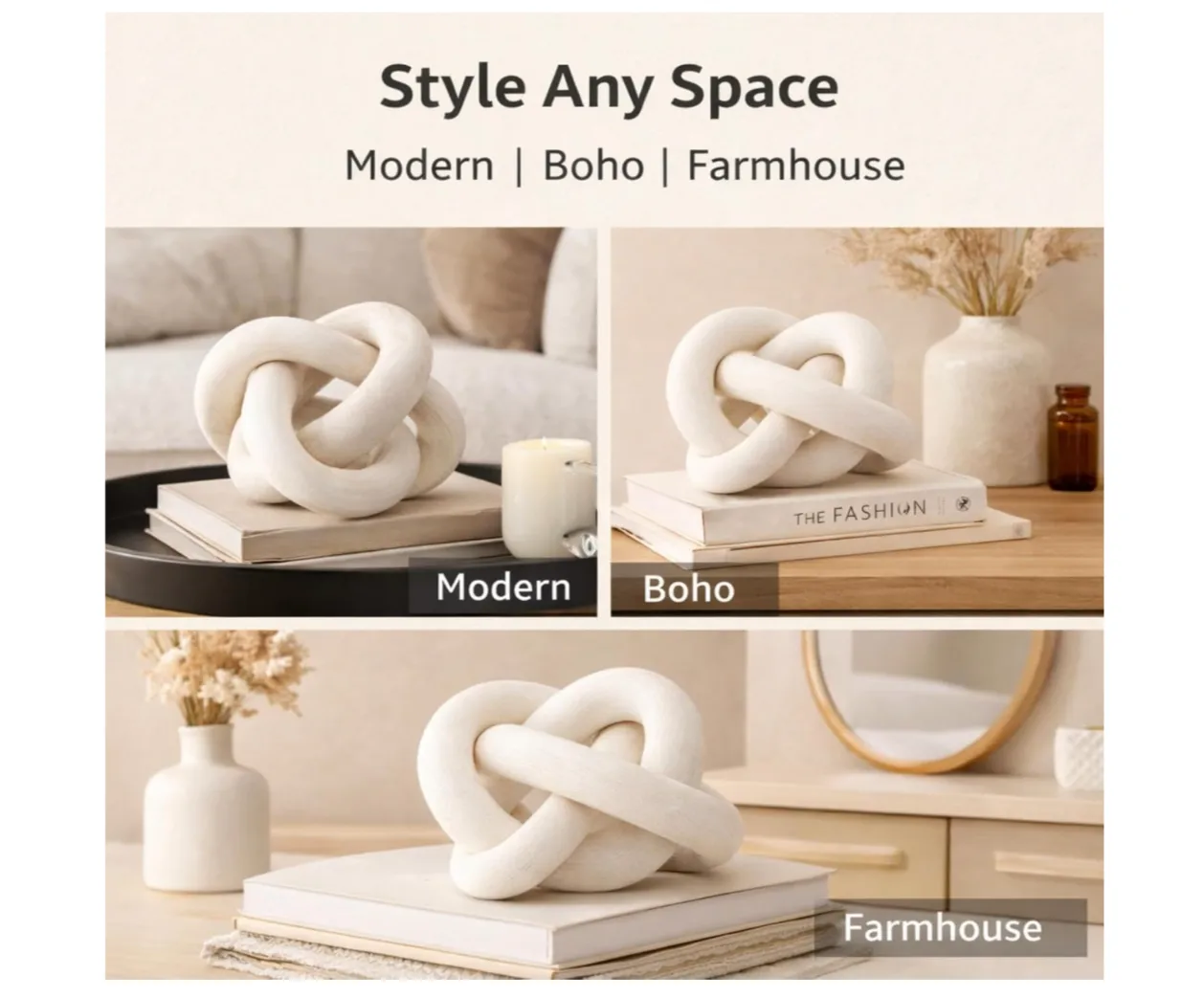 coffee table wood knot decor
