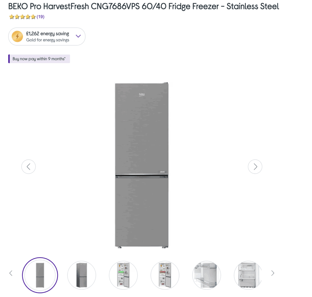 integrated fridge freezer 60 40