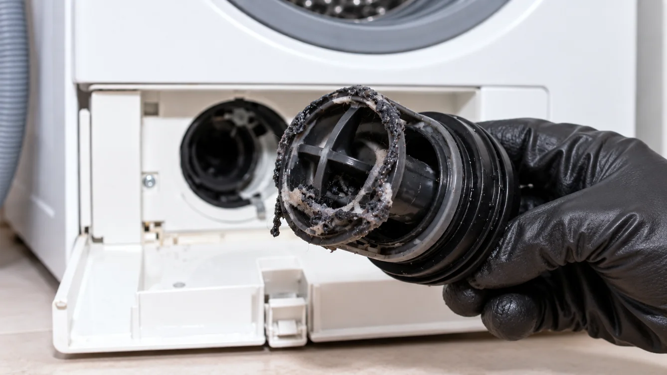 Washing Machine Shaking Too Much? 9 Causes & Fixes (SA Guide) 3 Cleaning the drain filter
