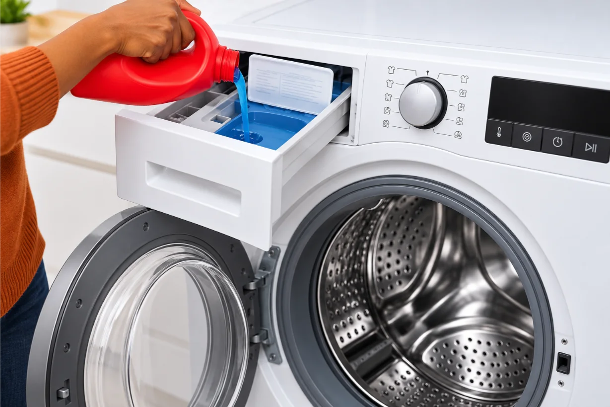how to clean a washing machine drum

