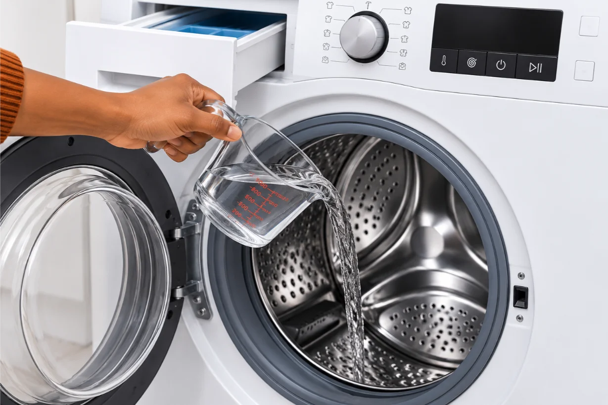 how to clean a washing machine drum

